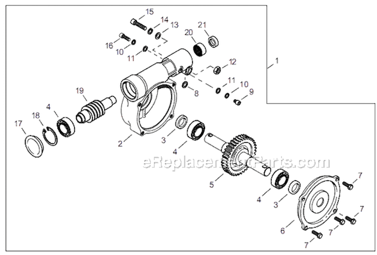 Page N Diagram and Parts List for PB3410  Shindaiwa Power Broom