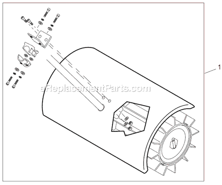 Page S Diagram and Parts List for PB3410  Shindaiwa Power Broom