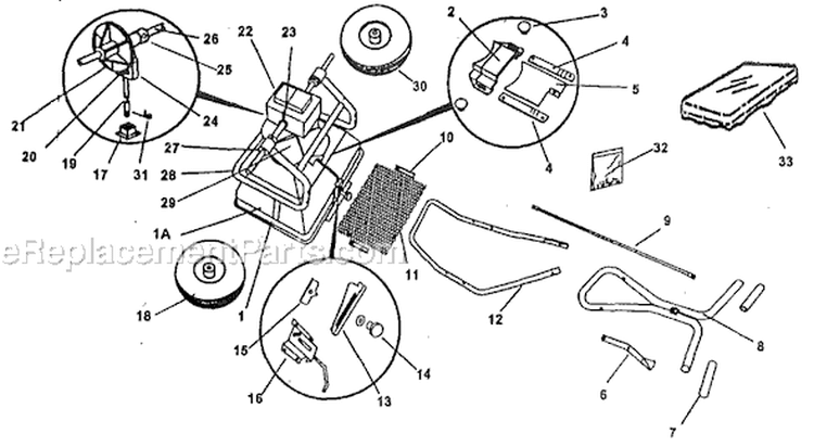 Page A Diagram and Parts List for RS76S  Shindaiwa Spreader