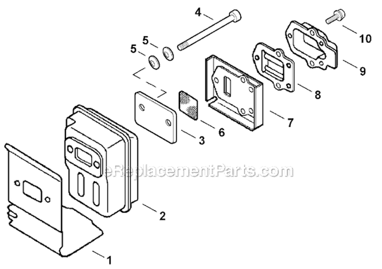 Page C Diagram and Parts List for SV212 P02611001001-P02611999999 Shindaiwa Leaf Blower / Vacuum