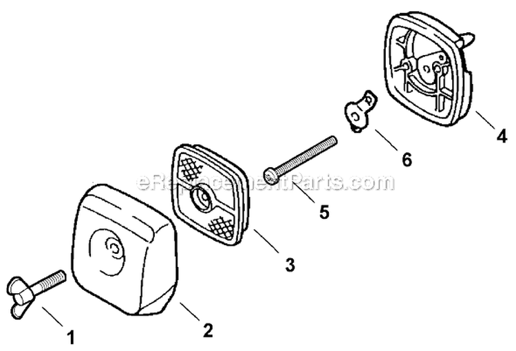 Page H Diagram and Parts List for SV212 P02611001001-P02611999999 Shindaiwa Leaf Blower / Vacuum