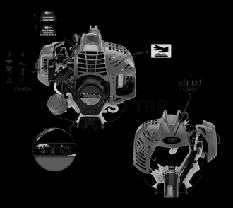 Part Location Diagram of X504007680 Shindaiwa Label - Shindaiwa