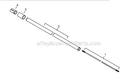 Page K Diagram and Parts List for PS344 T15312001001 - T15312999999 Shindaiwa Power Broom
