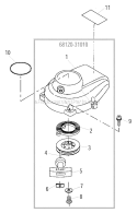 Part Location Diagram of 17722827030 Echo Grip-Starter