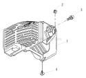 Part Location Diagram of 11022-06160 Shindaiwa Bolt