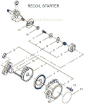 Part Location Diagram of 20140-75110 Shindaiwa Starter Case