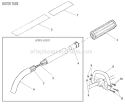Part Location Diagram of C400000700 Shindaiwa Front Handle