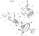 Page C Diagram and Parts List for 22F Before S/N 4100001 Shindaiwa Trimmer
