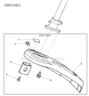 Part Location Diagram of P021033020 Shindaiwa Debris Shield Assembly