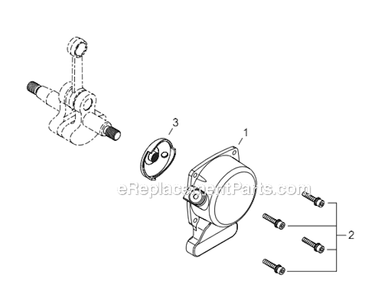 Page G Diagram and Parts List for PS344 T15312001001 - T15312999999 Shindaiwa Power Broom