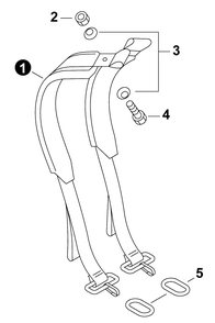 Harness Diagram and Parts List for ES800 H05120001001 - H05120999999 Shindaiwa Sprayer