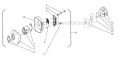 Muffler Diagram and Parts List for 350  Shindaiwa Chainsaw