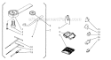Accessories Diagram and Parts List for 350  Shindaiwa Chainsaw
