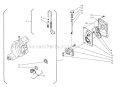 Crankcase Diagram and Parts List for 350  Shindaiwa Chainsaw