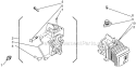 Cylinder Housing Diagram and Parts List for 350  Shindaiwa Chainsaw