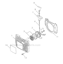 Part Location Diagram of A511000250 Shindaiwa Knob, Recoil