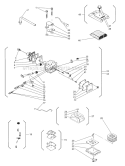 Carburetor Diagram and Parts List for 416  Shindaiwa Chainsaw