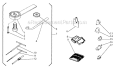 Accessories Diagram and Parts List for 416  Shindaiwa Chainsaw