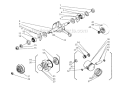 Crankshaft Diagram and Parts List for 416  Shindaiwa Chainsaw