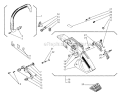 Handle Diagram and Parts List for 416  Shindaiwa Chainsaw