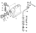 Page J Diagram and Parts List for 450  Shindaiwa Chainsaw
