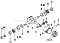 Page C Diagram and Parts List for 450  Shindaiwa Chainsaw
