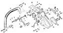 Page D Diagram and Parts List for 450  Shindaiwa Chainsaw