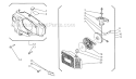 Starter Diagram and Parts List for 451  Shindaiwa Chainsaw