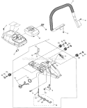 Page C Diagram and Parts List for 490 EPA2 Shindaiwa Chainsaw