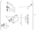 Tanks Diagram and Parts List for 500  Shindaiwa Chainsaw