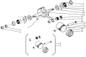Crankshaft Diagram and Parts List for 500  Shindaiwa Chainsaw