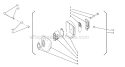 Muffler Diagram and Parts List for 500  Shindaiwa Chainsaw