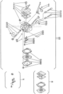 Part Location Diagram of 12314116131 Echo Diaphragm, Metering