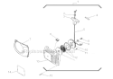 Part Location Diagram of A408000010 Shindaiwa Recoil Case