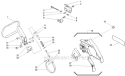 Clutch Cover Diagram and Parts List for 577  Shindaiwa Chainsaw