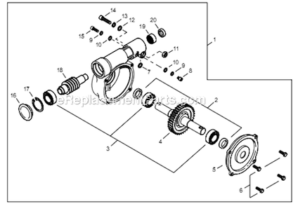Page N Diagram and Parts List for PS344 T15312001001 - T15312999999 Shindaiwa Power Broom
