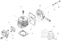 Page A Diagram and Parts List for 61480  Shindaiwa Trimmer