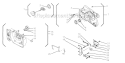 Crankcase Diagram and Parts List for 695  Shindaiwa Chainsaw