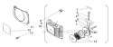 Starter Diagram and Parts List for 757  Shindaiwa Chainsaw