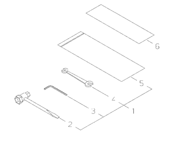 Part Location Diagram of 78700-92010 Shindaiwa SERVICE TOOL KIT