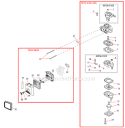 Part Location Diagram of P021030510 Shindaiwa Air Filter Assy