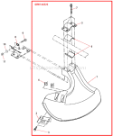 Page D Diagram and Parts List for 80282  Shindaiwa Trimmer