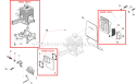 Part Location Diagram of A030000331 Shindaiwa Muffler Assembly