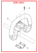 Part Location Diagram of 62901-64112 Shindaiwa HANDLE