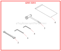 Part Location Diagram of Y089000220 Shindaiwa Service Tool Kit