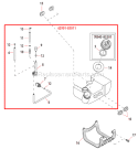 Part Location Diagram of 19500-02000 Shindaiwa Plate-Caution
