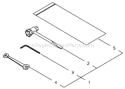 Page K Diagram and Parts List for 81017 4100001 Shindaiwa Trimmer