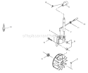 Page D Diagram and Parts List for 81017 4100001 Shindaiwa Trimmer