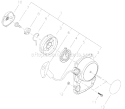 Part Location Diagram of 37019-75111 Shindaiwa Recoil Starter Case