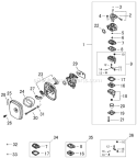 Page G Diagram and Parts List for 89026  Shindaiwa Trimmer